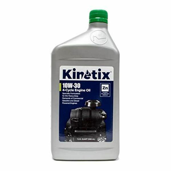 Kinetix High Performance Oils and Lubricants 10W-30 1 Quart Small Engine Oil