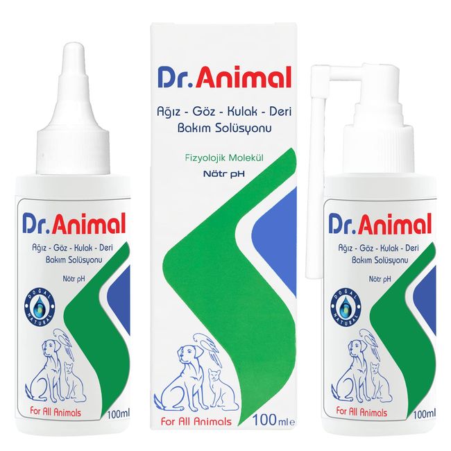 Dr.Animal Ağız-Göz-Kulak-Deri Bakım Solüsyonu 100 ml