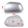 RACBOX Sliver Driver Side Mirror, Rear view Mirror Cap Compatible with 2009 2010 2011 2012 2013 2014 Highlander