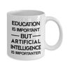 Prompt Engineer Coffee Mug Tea Cup - 11oz Novelty - Artificial Intelligence Education - Algorithm Machine Learning Ai Robotics Computer Technology Lover AI Nerd Programmer Funny Gifts - Importanter