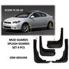 SCION TC 05-10 RUBBER PLASTIC SET 4PCS MUD GUARDS SPLASH GUARDS OEM GENUINE
