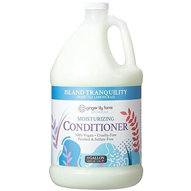 Ginger Lily Farms Botanicals Moisturizing Conditioner Island Tranquility, 1 Gal