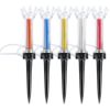 Golf Tee, 5Pcs 90mm/79mm Durable Flexible Magnetic Plastic Golf Tee Training Practice Tool Accessory(90mm)