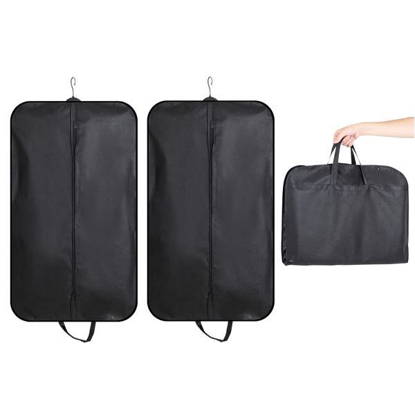 desikaky Suit Cover, Easy to Carry, Set of 3, Clothes Cover, Suit Storage Bag, Closet, Clothes Storage Cover, Coat Cover, Handbag, Suit Bag, Dustproof, Moisture-Proof, Mildewproof, Insect Proof,