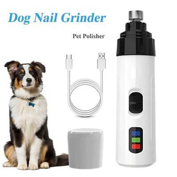 Rechargeable Dog Nail Grinders USB Pet Nail Clippers~