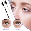 QIYUDA 2 Pack Metal Eyelash Comb Separator, Short Handle Eye Lash Comb