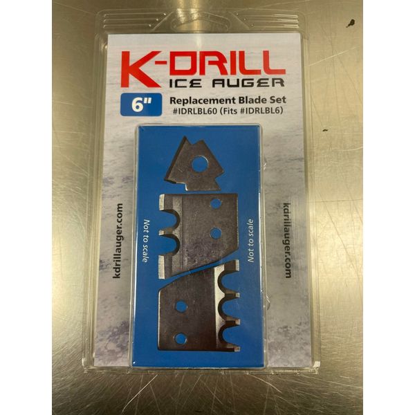 K-DRILL NEW OEM Ice Auger 6.5" Replacement Blade Kit # IDRLBL65