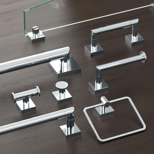 Gatco 5635A Glam Too Double Robe Hook, Chrome