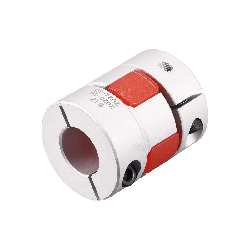 uxcell Shaft Coupler 0.25 - 0.5 inch (6.35 - 12 mm) Bore L31xD25 ...