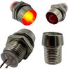 LUMETHEUS LED Socket 5 mm Metal Silver 50 Piece Set - Holder Base for Diode Lamp Thread Mounting Rings Bezel Clip Mount Panel Display