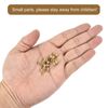 sourcing map Knurled Insert Nut M3 x 4mm L x 5mm OD Female Thread Brass Embedding Nut 150 Pcs