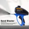 Rust Removing Gun Quick Connection Pneumatic Sand Blaster Hand Held Sand Blaster for Rust Removing Sandblasting Device Maintenance Surface Cleanig