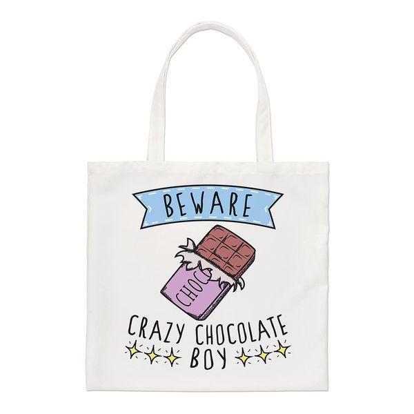 Beware Crazy Chocolate Boy Regular Tote Bag