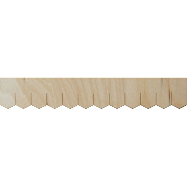 Miniature Dollhouse Shingle Strips Hexagon Style