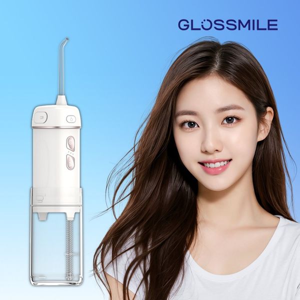 Glossmile Portable Oral Irrigator GO-100 Handy Flosser Interdental Cleaner IPX7 Grade