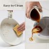 Beige Kitchen Pot Pan Set 12 Pcs Nonstick Kitchen Detachable Handle Cookware Set