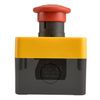 Heschen Red Sign Weatherproof Emergency Stop Switch Push Button Switch 660V 10A with Box & Key, 2NC