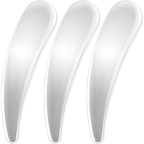 Mxxipp 3pcs Mini Metal Cosmetic Makeup Skincare Cream Spatulas Scoop Cosmetics Spoon Practical Beauty Accessories for Mixing and Sampling Makeup Cosmetic Beauty Tools