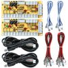Owootecc Zero Delay USB Encoder Arcade Game DIY Parts Kit for PC, Raspberry Pi 4 / 3 / 2 / 1 Model B with RetroPie,Arcade MAME Jamma Game Project（2Pack）