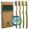 BAMBOO TOOTHBRUSH 4-Pack, BPA Free Bristle & Recyclable/Eco Friendly
