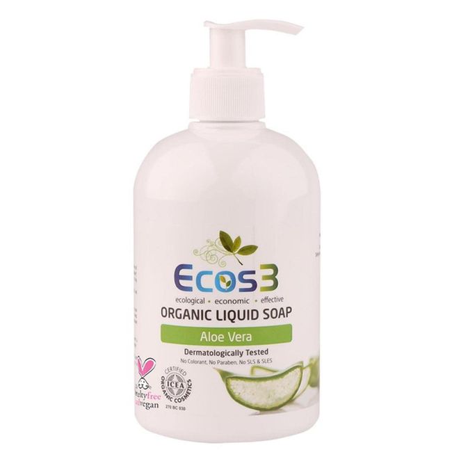 Ecos3 Organik Aloe Vera Özlü Parabensiz Sıvı Sabun (1 x 500 mL)