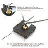Quartz Mechanism Wall Clock Movement Kit DIY Repair Tool Replacement Hands Motor