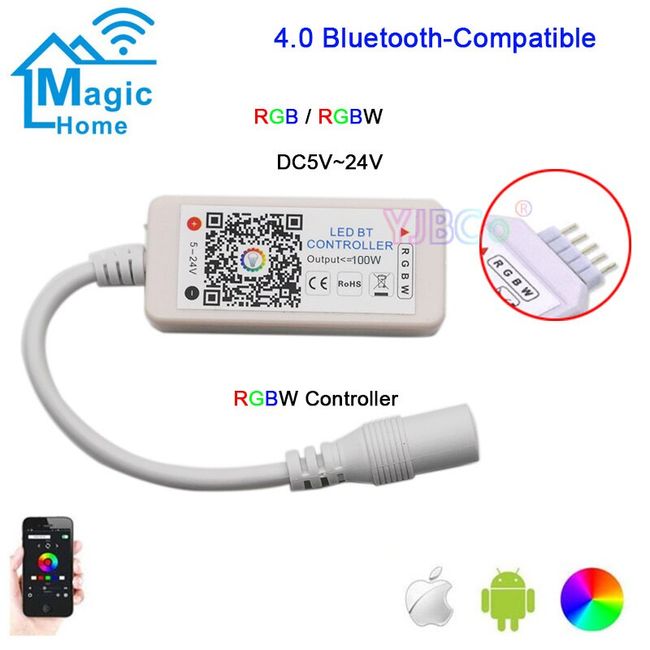 Mini WIFI Single Color LED Controller DC5-28V 96W, Magic Home Pro