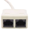 PTC Premium RJ45 Network Combiner Adapter | Twin Pack
