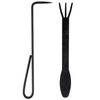 BambooMN Bonsai 2pc Set - 9" Root Pick and 9" Root Rake - 3 Sets