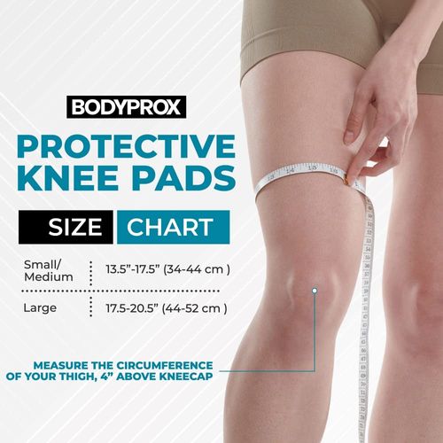 Bodyprox Protective Knee Pads, Thick Sponge Anti-Slip, Collision Avoidance Knee Sleeve(Small/Medium)