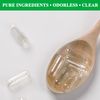 WANANFU Size 4 Empty Capsules Vegetarian (100 Count) Bundle with 2 Micro Lab Spoons, Compatible with Capsule Filling Machine Size 4