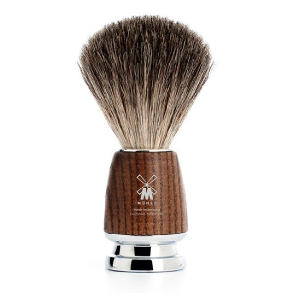 MULE Official Store MULE Ritmo Pure Badger Brush - Wood Brown