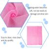 5 PCS Multicolour Nylon Japanese Exfoliating Shower Scrub Bath Wash Cloth Towel Body Shower Cleaning Sponges