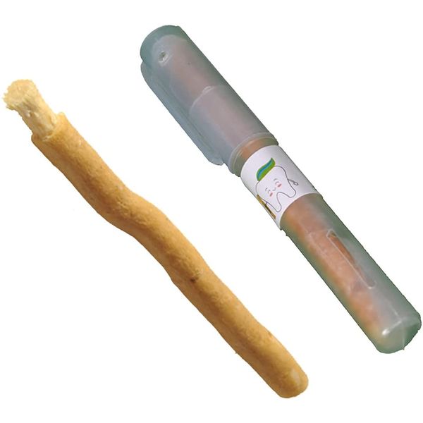 Miswak Stick Zahnbürste Miswaak Siwak Oral Natural Teeth Whitener 1 Stück mit Miswak Halter