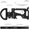 Keychain Multi-tool 3Pack Metal Pocket Tool Portable No rust Black 