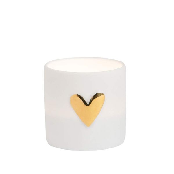 Räder Lichter Herz 2er Set, Gold