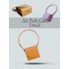 TOM ARC AirPods Case Mini Back Style 7 Colors (Burgundy)