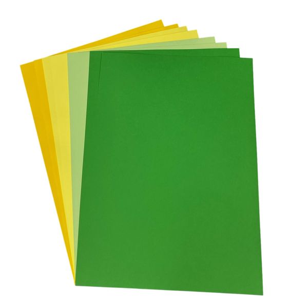 DJP 160GM Easter Spring Shade Tinted Card Pack - 4 Colours, 40 Sheets - 10 Each Colour