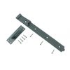 4 Piece Black Door Gate Strap Offset Hinge Wrought Iron Renovators Supply