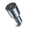 IC1-AA Bluetooth Fast Car Charger 2 USB Port Cigarette Lighter Socket Adapter