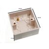 20 x Surface Mount PATTRESS Switch Socket Back Box 1 Gang 35MM DEEP