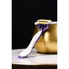 About Body Spa Shave 4-Blade Disposable Razors, Premium Disposable Shavers With Coconut Oil Moisture Pad, 4 Count