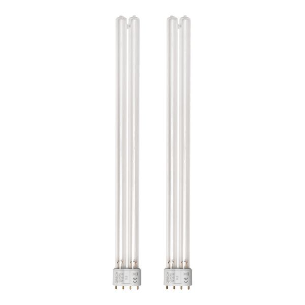 2PK - 36W UV Ultraviolet 2G11-4 Pin Base Algae Bacteria Clarifier Bulb