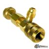 CD2080 Valve 5/16" Male Flare Compact Thumbscrew Core Depressor