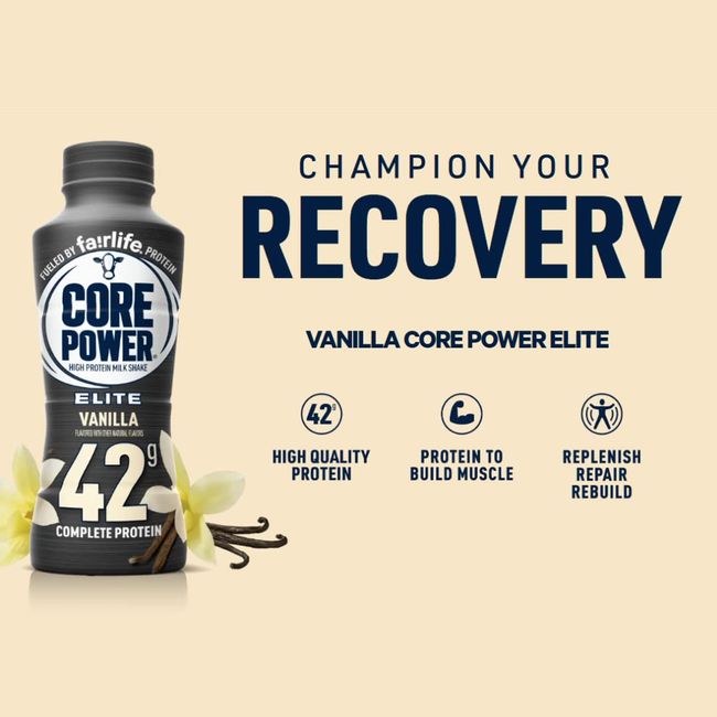 Core Power Milk Shake, High Protein, Vanilla, Elite