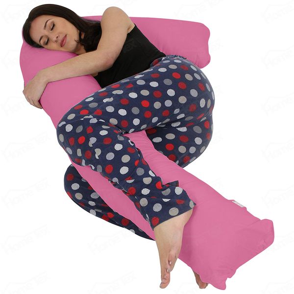 Hometex L Shaped Pillowcase L Pillow (Pink)