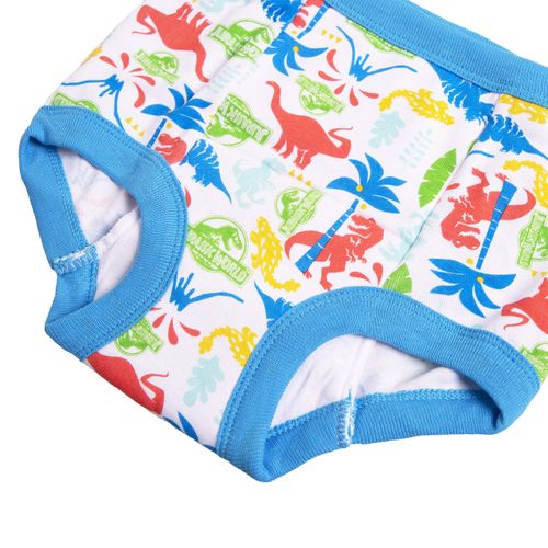 Jurassic World Boys Potty Pants Baby and Toddler Training Underwear, Jrssic3pk, 1 Count Pack of 3 US, 4T