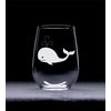 Whale stemless wine glass, 17 oz.