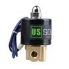U.S. Solid 1/8" Brass Electric Solenoid Valve 12V DC Normally Closed NBR