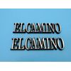 2pcs Fits 1978-1987 Chevy El Camino Quarter Panel Emblems Badges Chrome